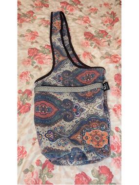 Women's Ewedoos Paisley Tote Bag One Size Blue Orange